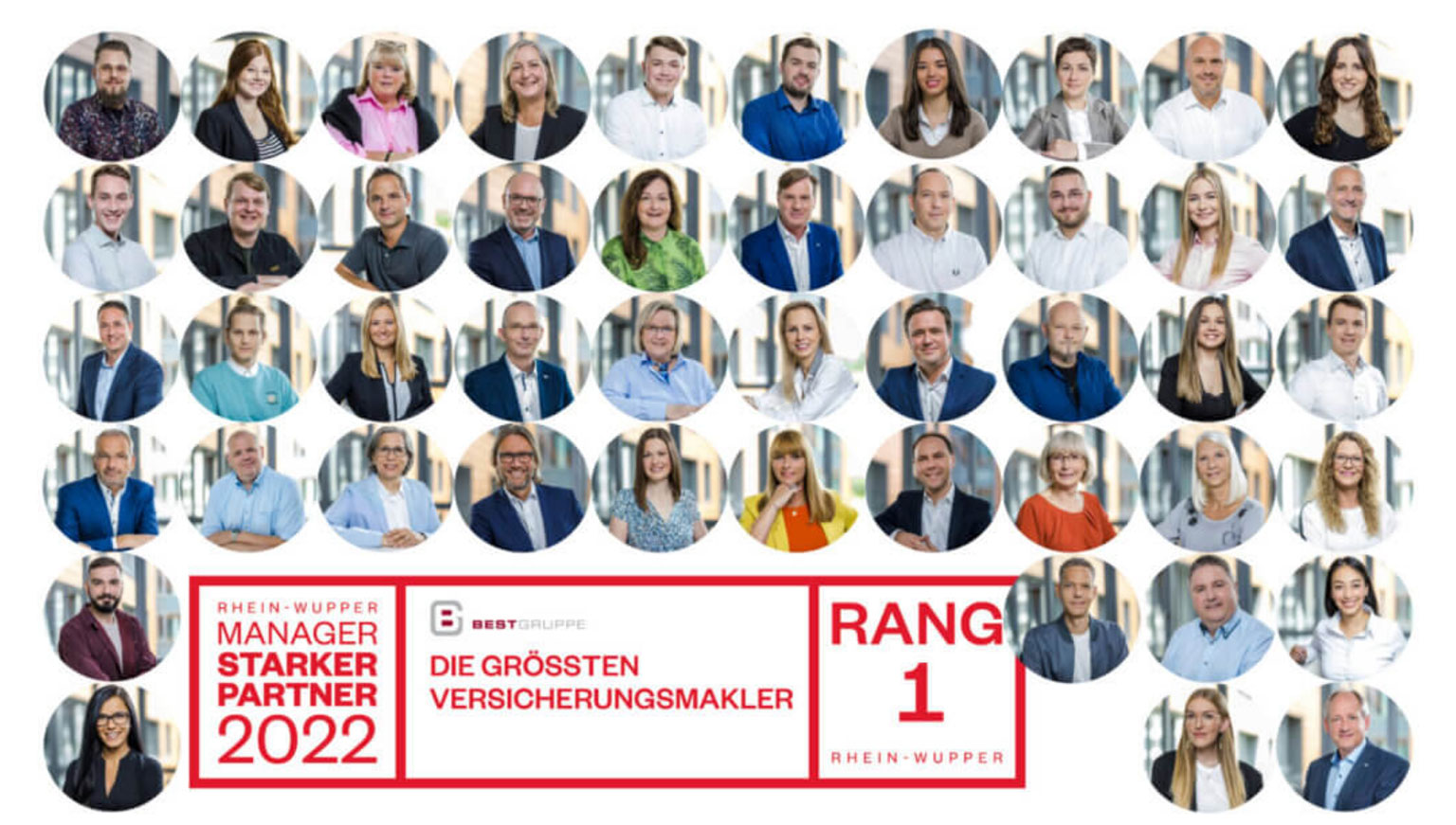 Rhein Wupper Ranking: BEST GRUPPE bleibt größter Versicherungsmakler in der Region