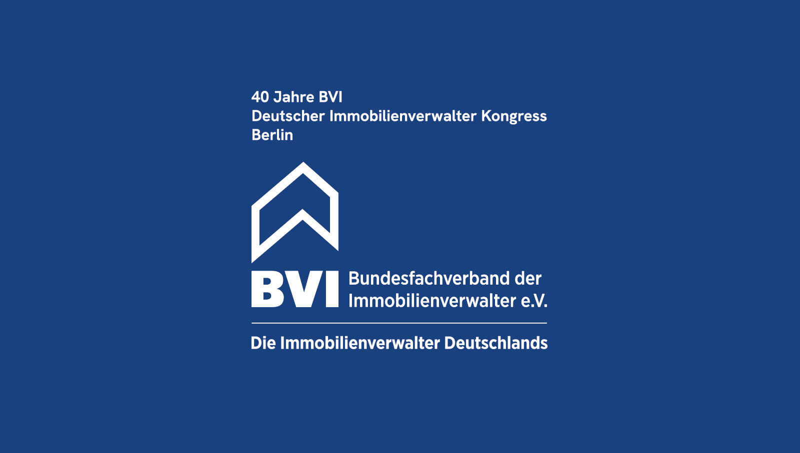 Immobilienkongress des BVI: Wir sind beim Branchentreffen in Berlin.