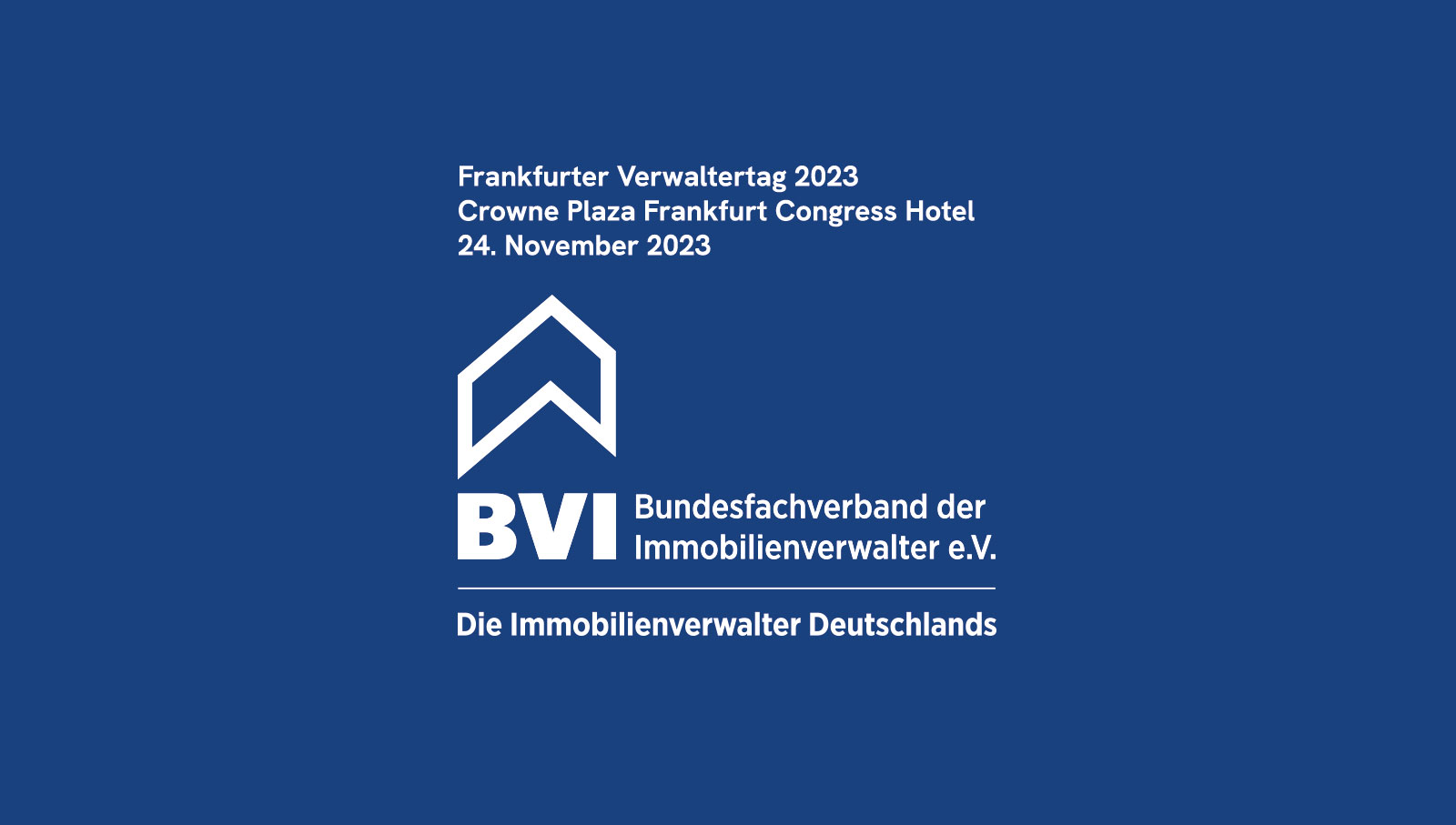 Frankfurter Verwaltertag 2023: Zahlreiche Fachvorträge und intensives Netzwerken – wir sind dabei!