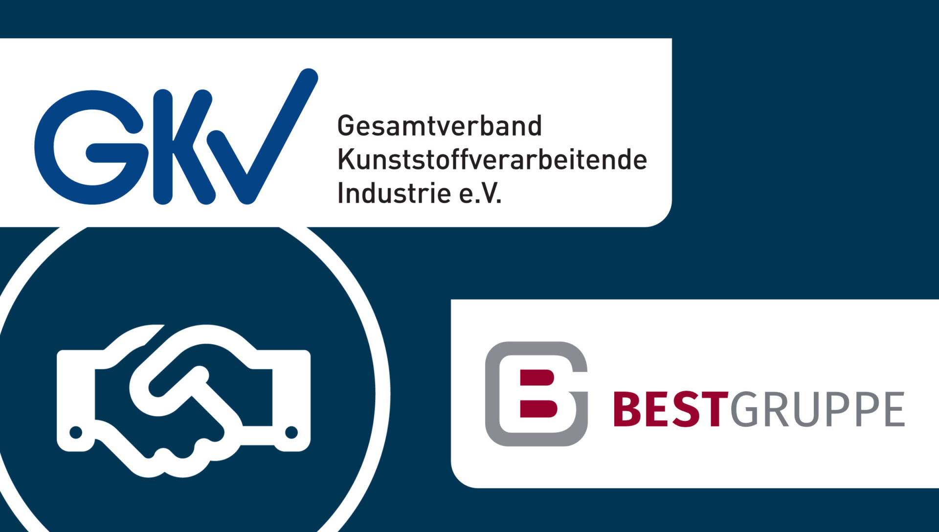 Abbildung der Logos von GKV e V. und BEST GRUPPE als Zeichen für Zusammenarbeit