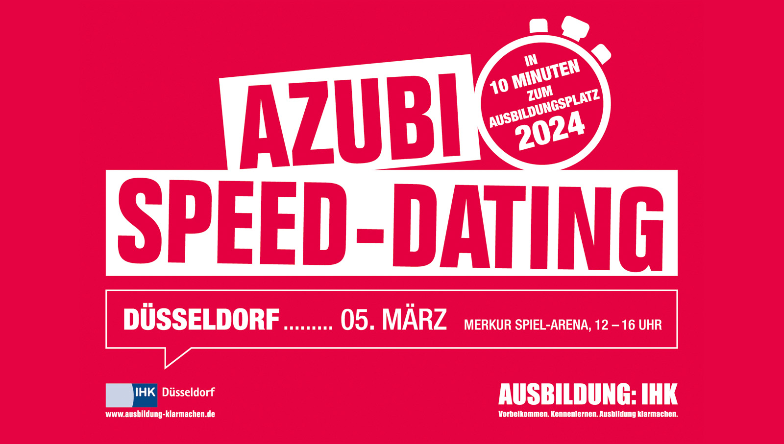 Azubi-Speed-Dating: Per Date zum Ausbildungsplatz!