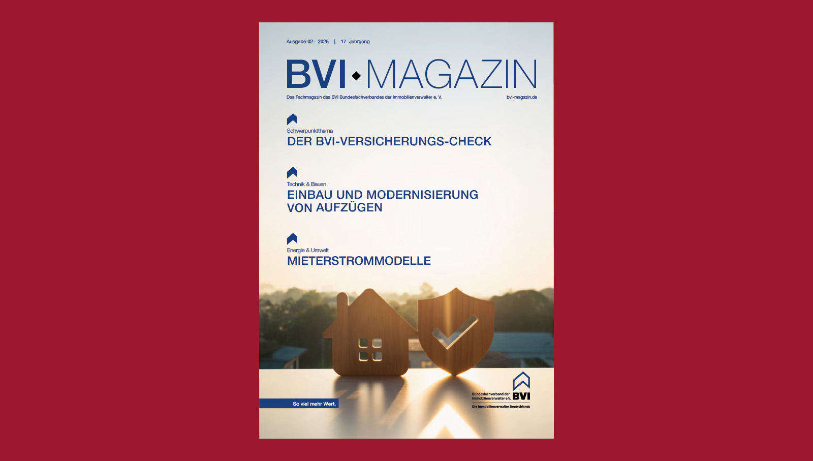 Titelseite des BVI Magazins