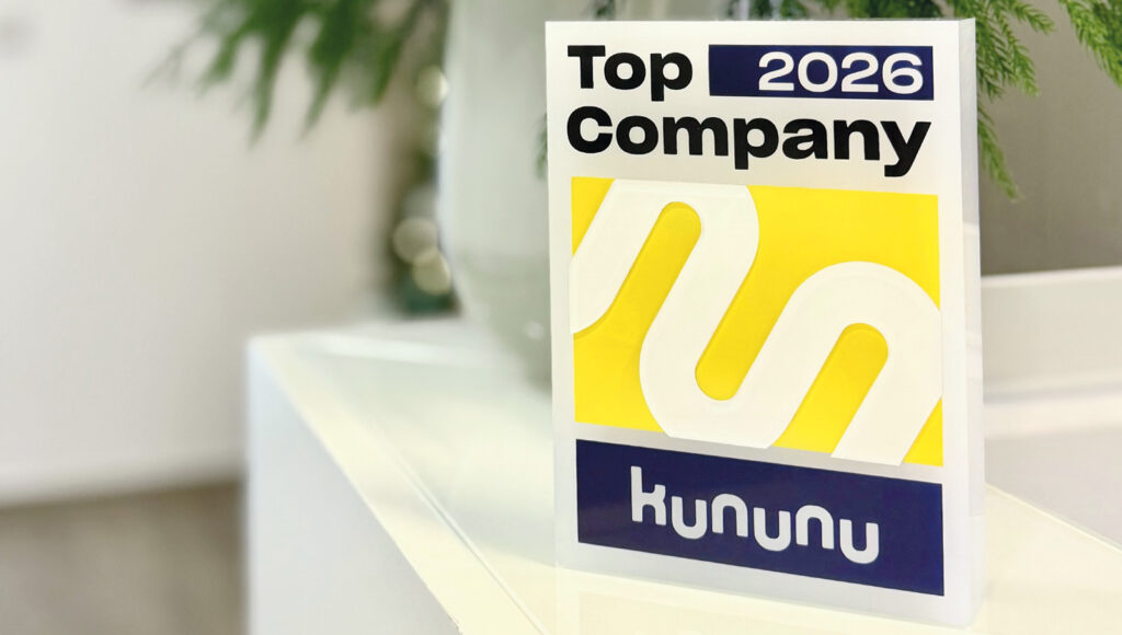 Top Company 2026 Kununu Abzeichen Aufsteller