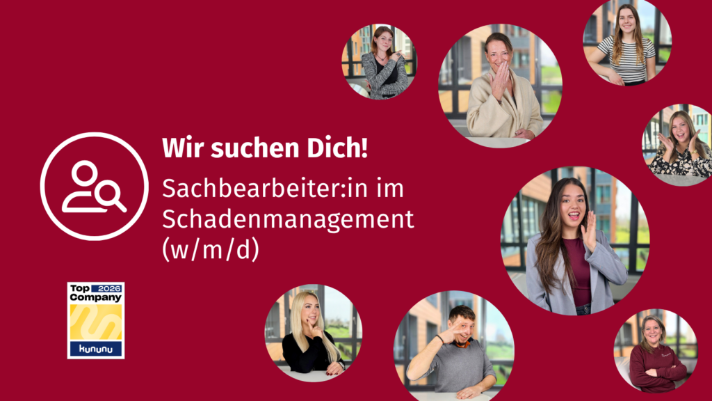 Freundlich in die Kamera blickende Menschen
