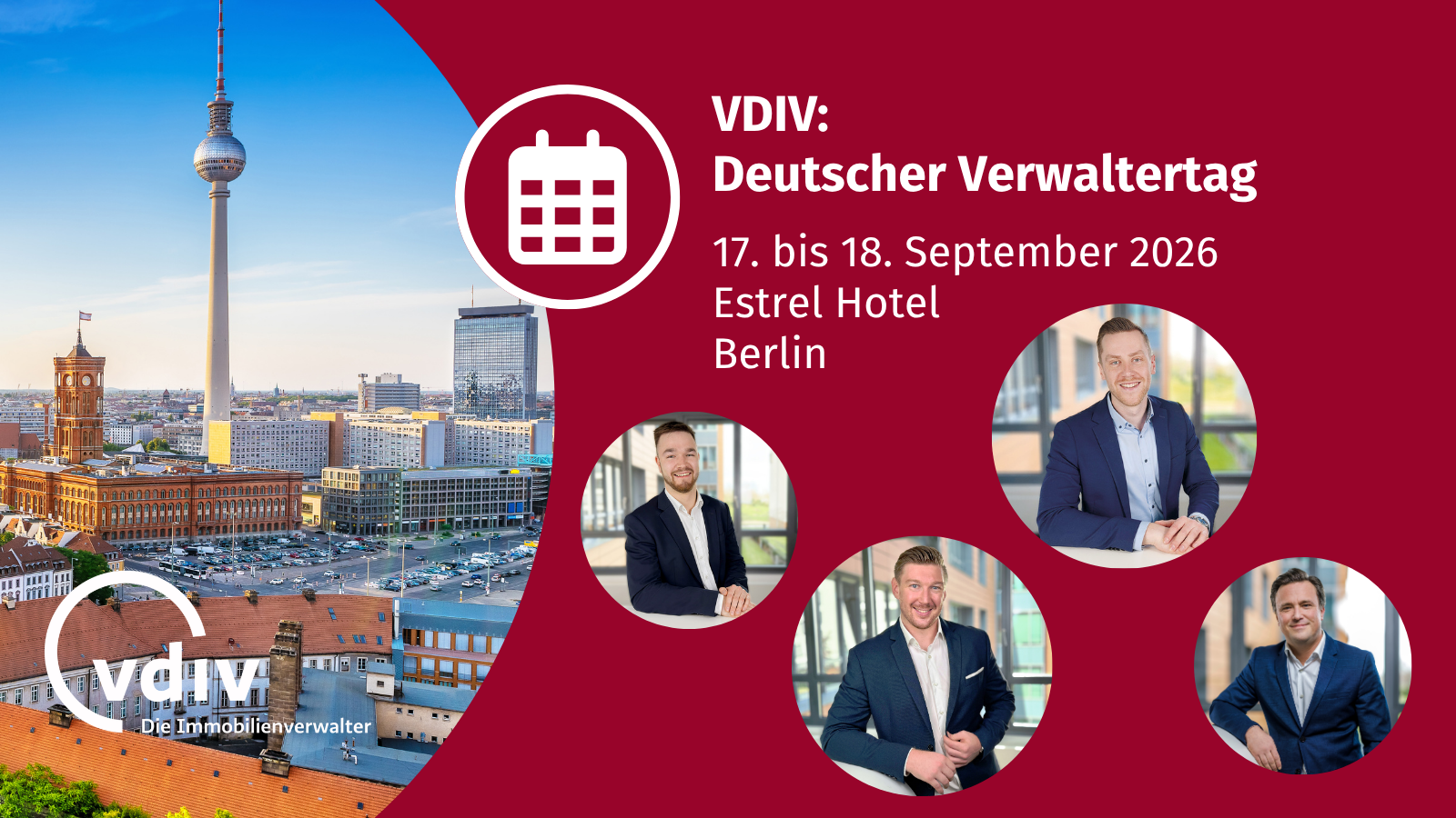 VDIV Berlin – Deutscher Verwaltertag 2026 bringt die Branche zusammen